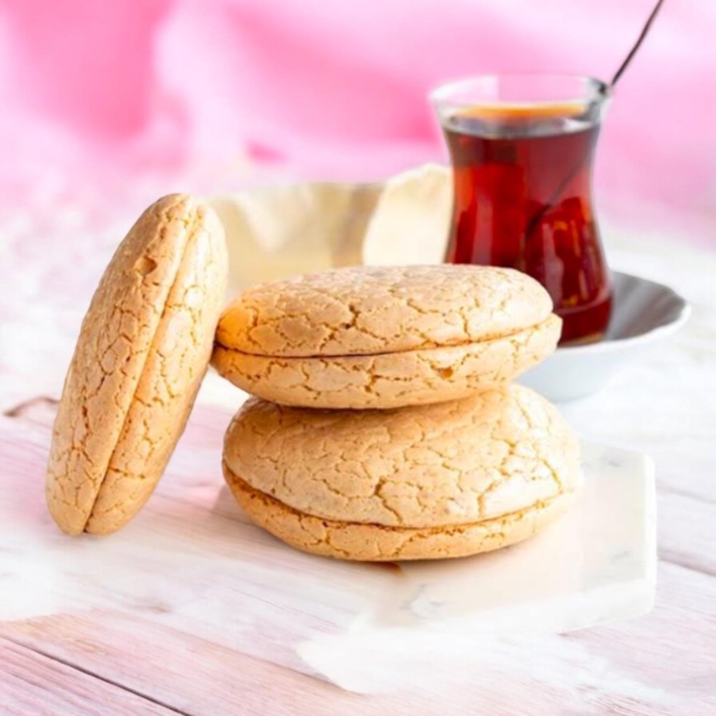 Handmade Cookie With Hazelnut, Authentic Turkish Nuts Acıbadem, Gourmet Cookies, Handmade Cookie, Turkish Hazelnut Macaroon cookie