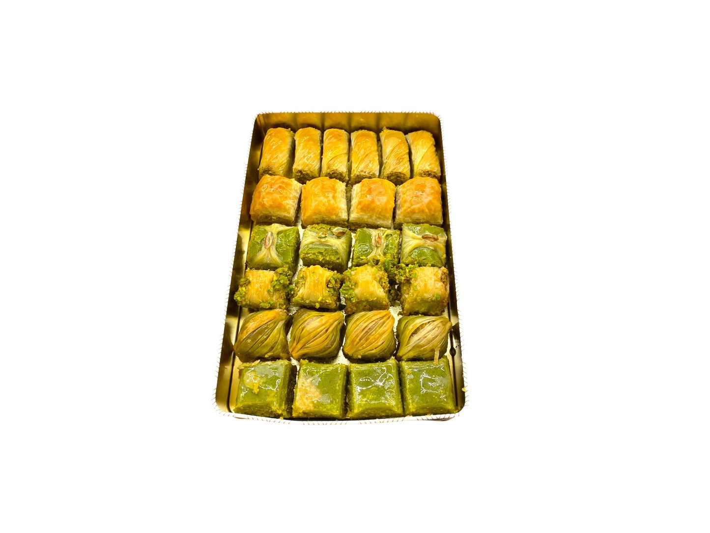 Assorted Turkish Baklava Gift Tin Box, Handmade Fresh Baklava, Turkish Dessert, Baklava With Pistachio, Special Gift Dessert Package