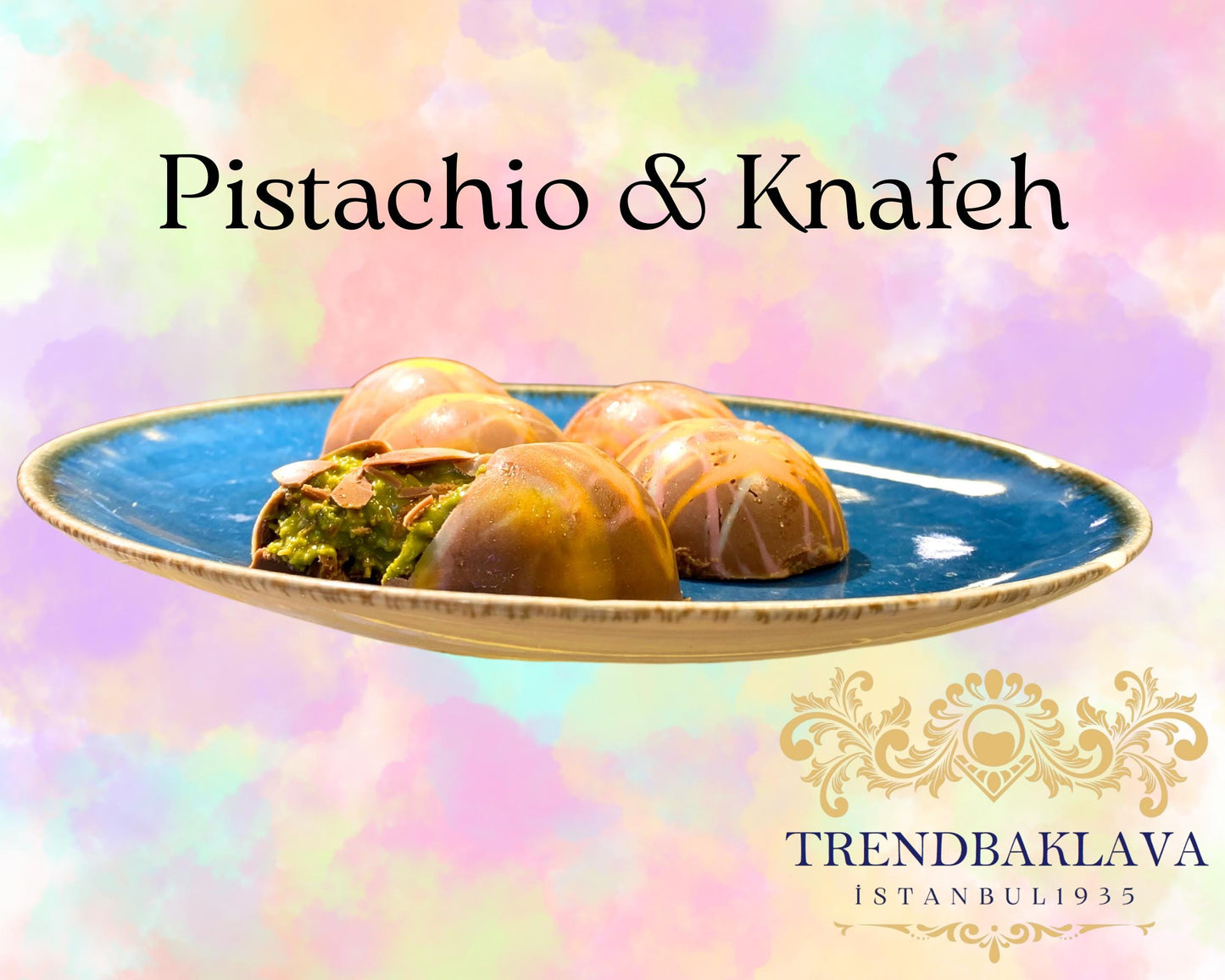 New Dubai Chocolate Bar Pistachio, Kunafa Chocolate Bar, Chocolate Dubai Bar, Pistachio Cream Dubai, Knafeh Chocolate Pistachio Bar