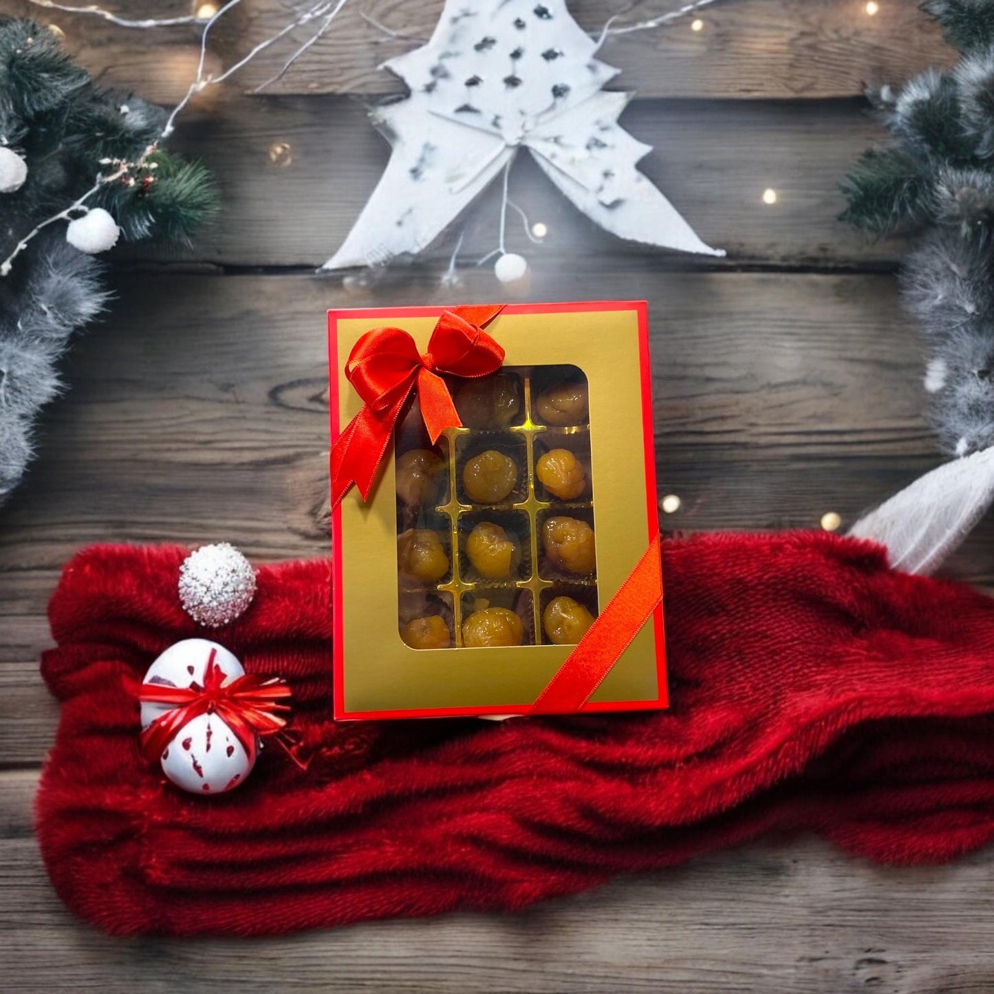 Candied Chestnuts Gift Box, Turkish Dessert Box, Turkish Fresh Food, Gourmet Fudge, Snacks Box, Turkish Kitchen, Holiday Dessert Gift