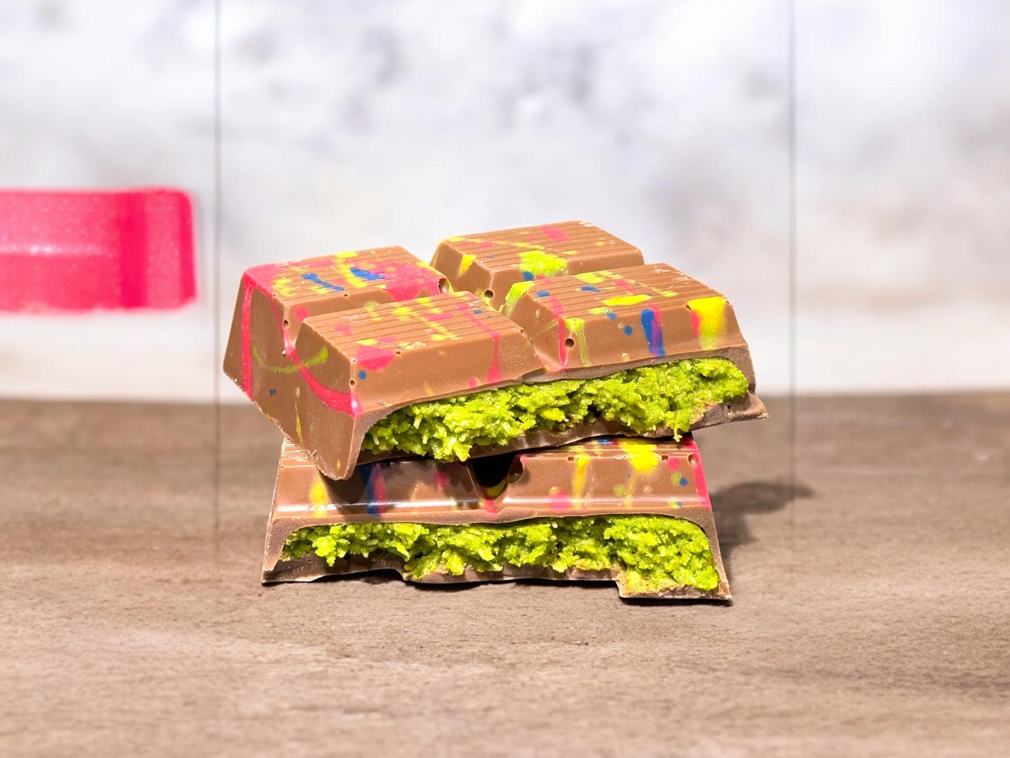 Dubai Chocolate Bar Pistachio,Kunafa Chocolate Bar,Chocolate Dubai Bar,Pistachio Cream Dubai,Chocolate Knafeh Chocolate Pistachio Bar,2X Bar