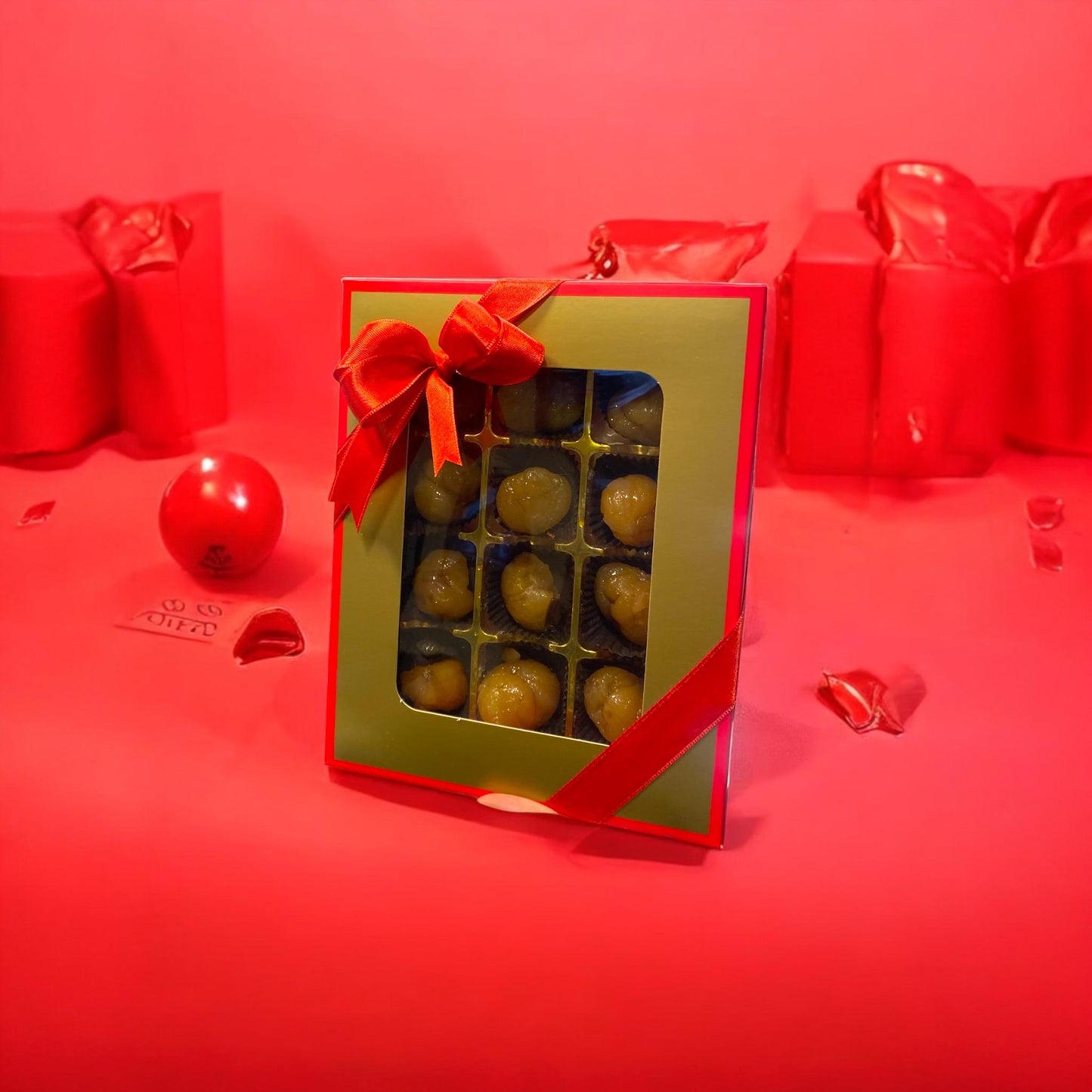 Candied Chestnuts Gift Box, Turkish Dessert Box, Turkish Fresh Food, Gourmet Fudge, Snacks Box, Turkish Kitchen, Holiday Dessert Gift