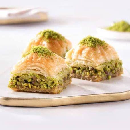 Turkish Baklava for Gift Box, Baklava With Pistachio, Handmade Freshly Baklava, Mediterranean Baklava Pastry, Pistachio Baklava