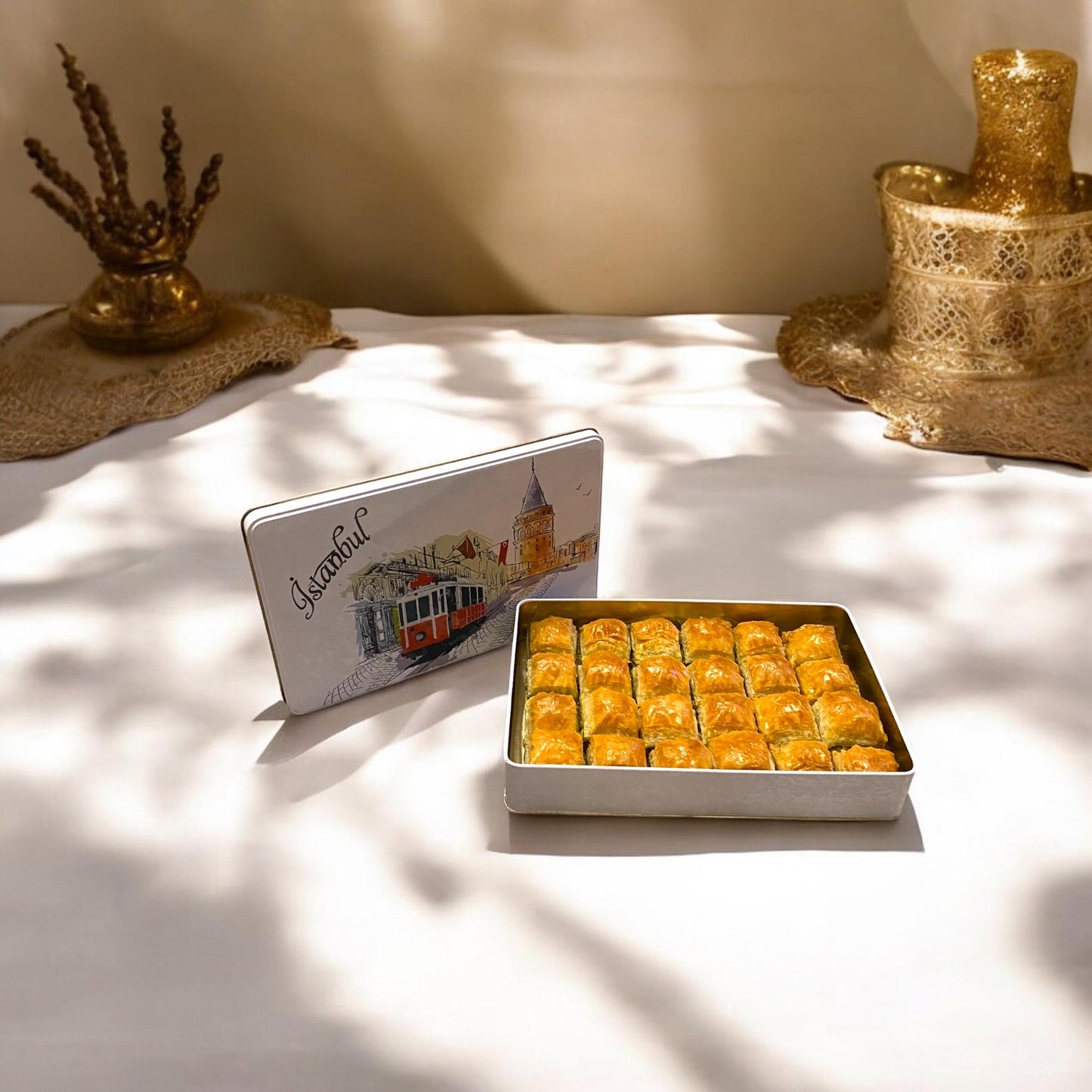 Turkish Baklava for Gift Box, Baklava With Pistachio, Handmade Freshly Baklava, Mediterranean Baklava Pastry, Pistachio Baklava
