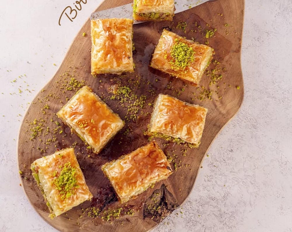 Turkish Mini Baklava With Pistachio