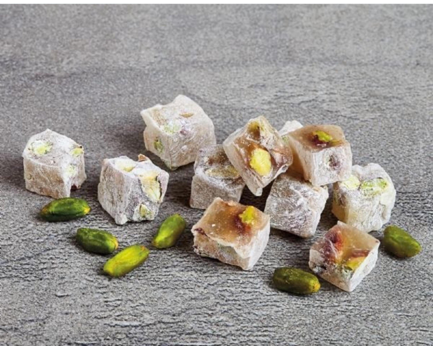 Turkish Delight Pistachio Flavors, Turkish Soft Candy Box, Turkish Delight Gift Tin Box, Double Pistachio Turkish Delight, Turkish Mini Food