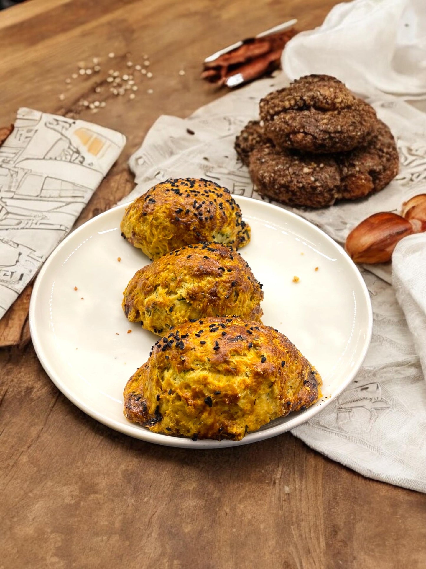 Gourmet Cheese Pie Pastry Box, Homemade Cheese Filled Pockets, Savory Cheese Pastries Turkish Poğaça, Savory Snack, Turkish Food