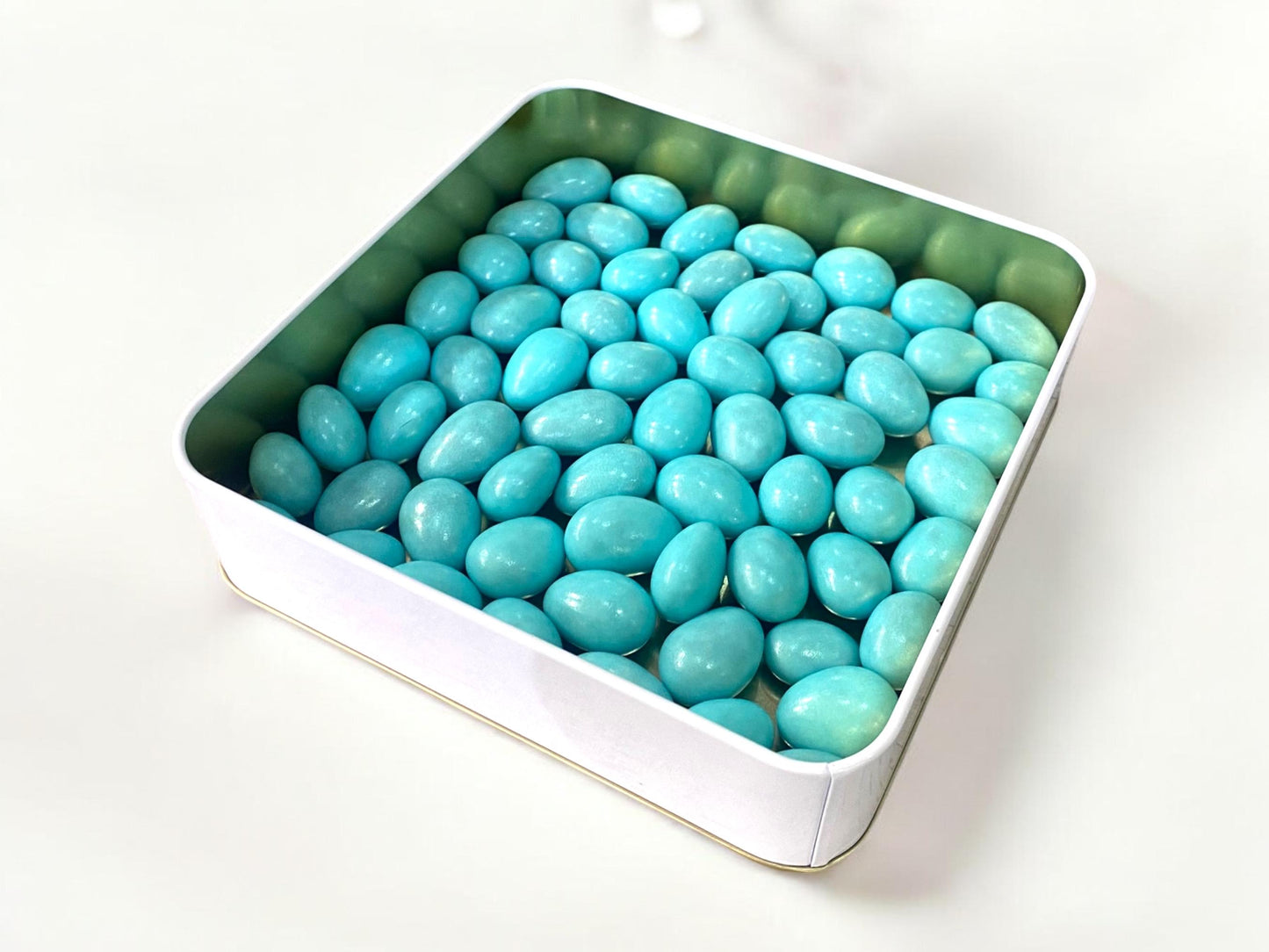 Pink or Blue Candy Almond Dragee Box - Perfect for Boy or Girl Celebration, Gender Reveal Almond Dragee Box, Pink or Blue Candy