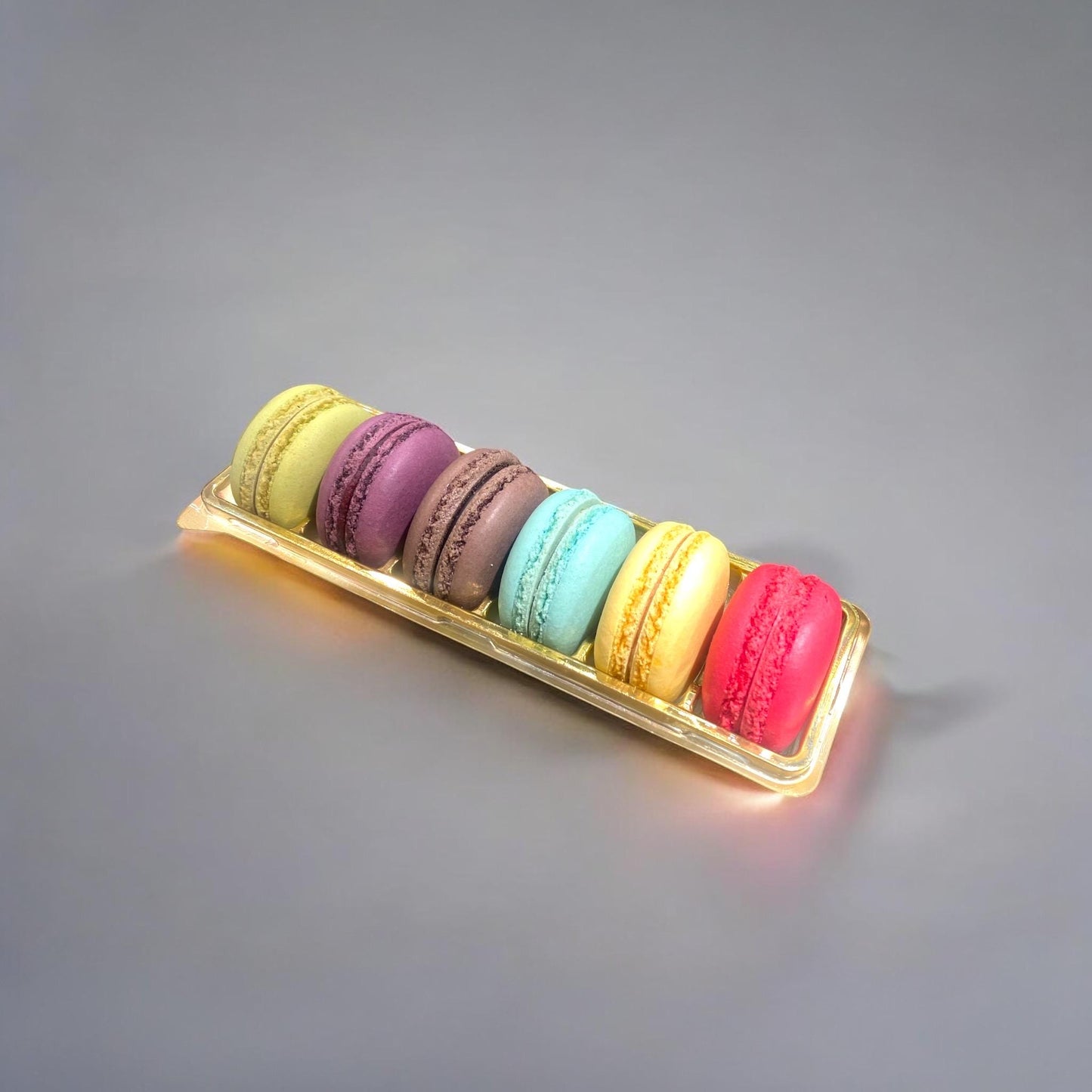 French Macaron Box, Macaroons Box, Dessert Gift Box, Birthday Food Gift, Assorted Gift Box of 6 Macarons, Macaron Collection Flavors