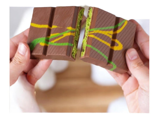 Dubai Chocolate Bar Pistachio, Kunafa Chocolate Bar, Chocolate Dubai Bar, Pistachio Cream Dubai, Knafeh Chocolate Pistachio Bar, 7.05 oz 2X