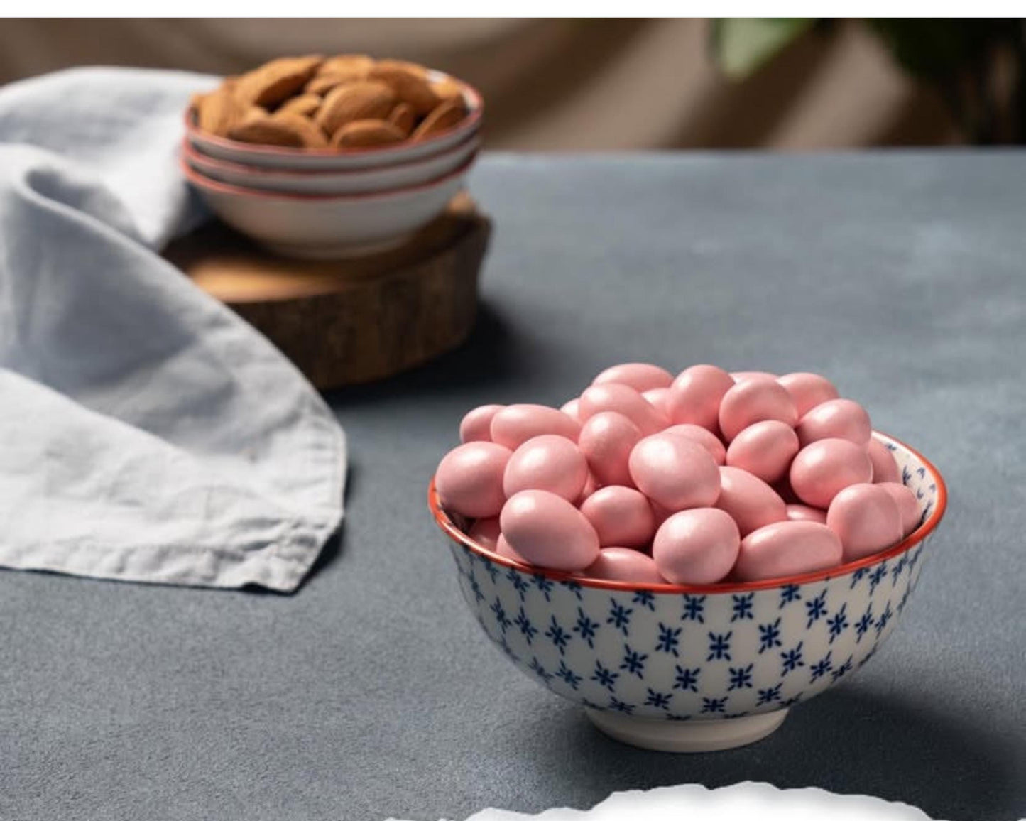 Pink or Blue Candy Almond Dragee Box - Perfect for Boy or Girl Celebration, Gender Reveal Almond Dragee Box, Pink or Blue Candy