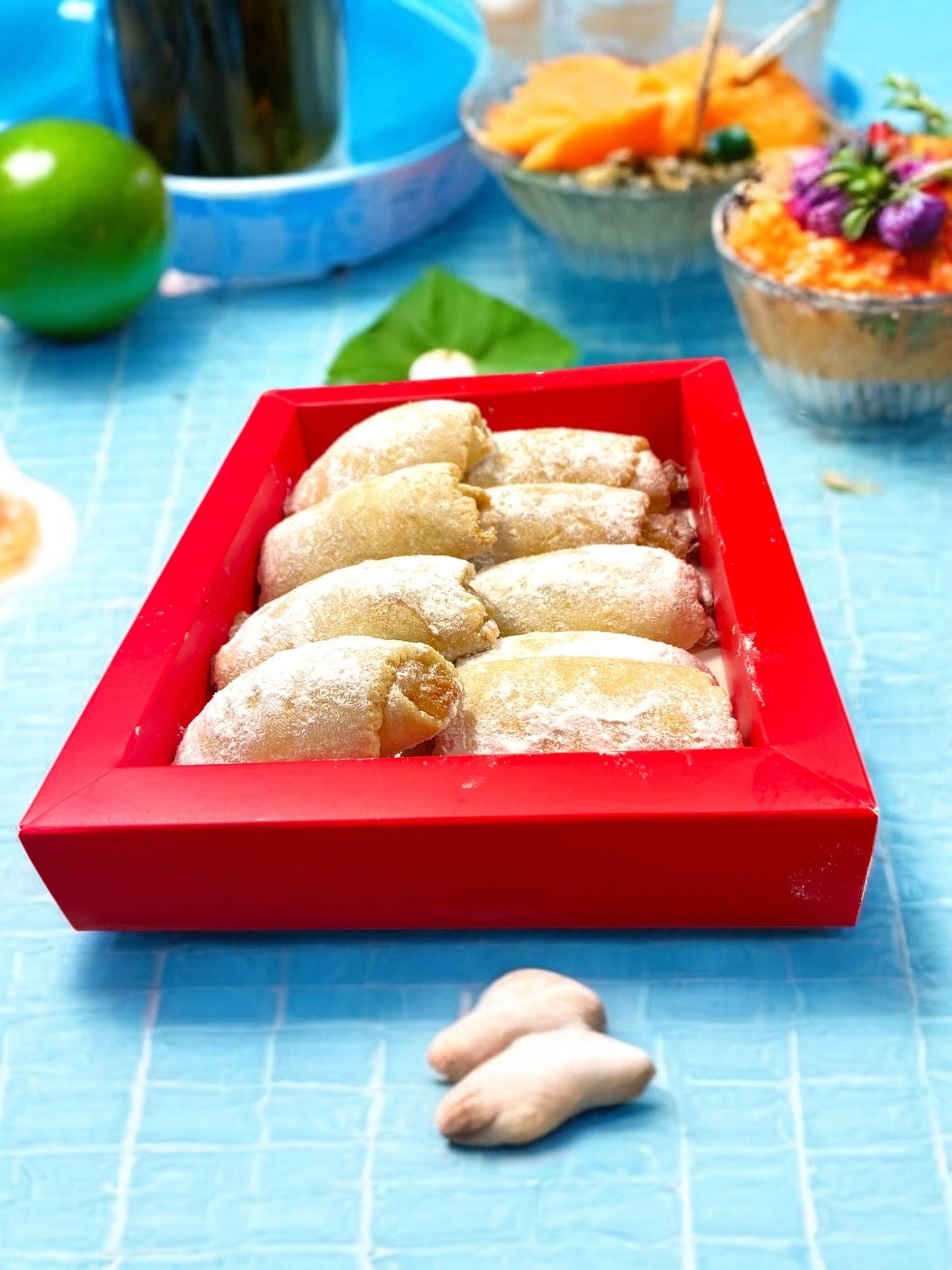 Handmade Apple Pie Cookies, Homemade Cookies, Mini Apple Pie Cookie Gift Box, Turkish Food, Desser Food Gift, Turkish Apple Cookies