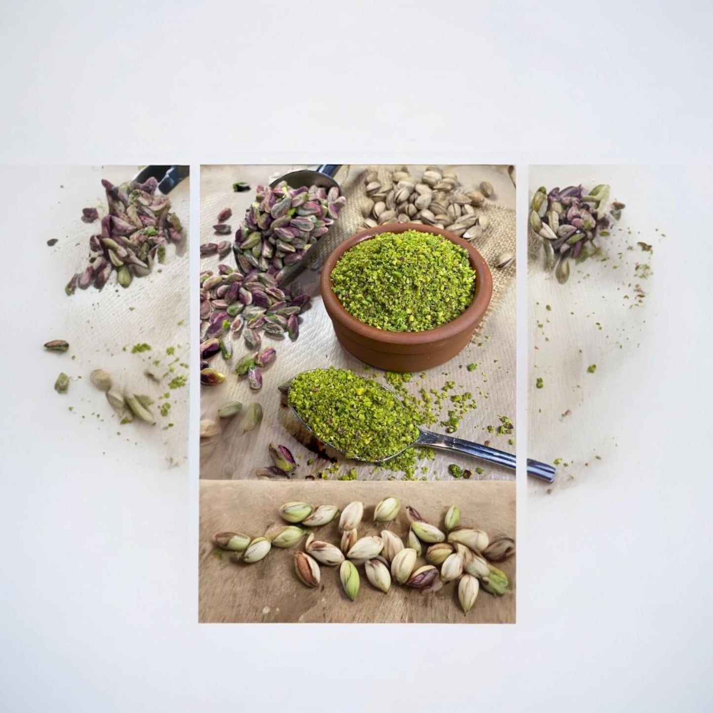 Fresh Pistachio Powder, Turkish Ground Pistachio, Pistachio Flour, Raw Pistachio, Pistachios No Shell Organic Herbs, Middle Eastern Desserts