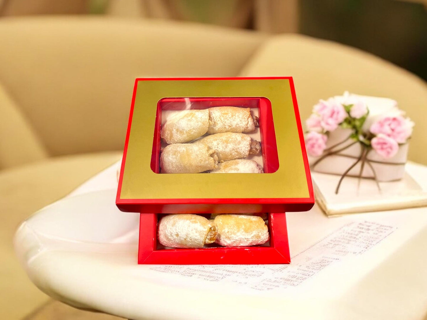 Handmade Apple Pie Cookies, Homemade Cookies, Mini Apple Pie Cookie Gift Box, Turkish Food, Desser Food Gift, Turkish Apple Cookies