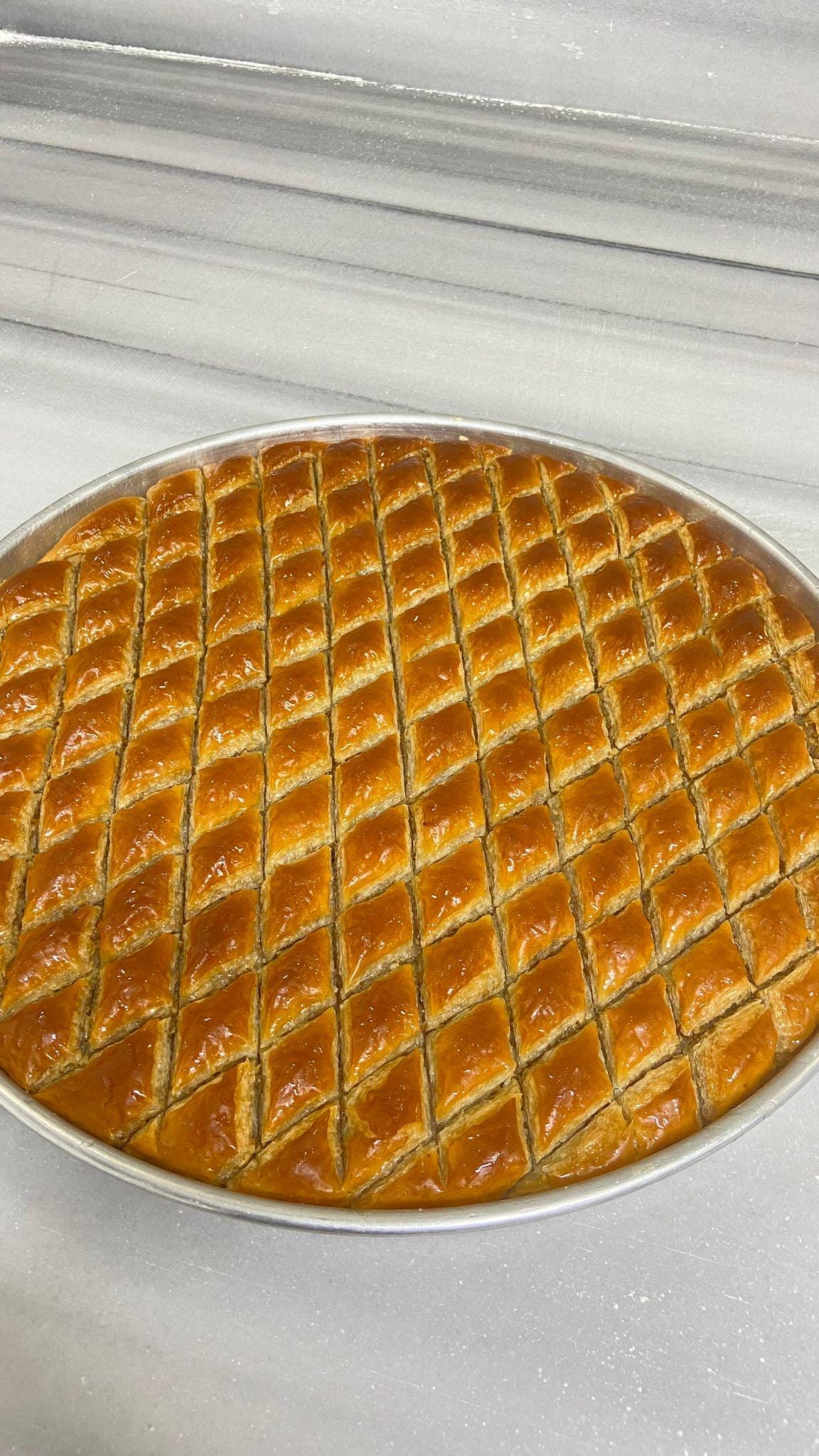 Baklava Tray with Turkish Pistachio, Baklava in Tray, Baklava for Special Events, Wedding Dessert, Engagement Baklava