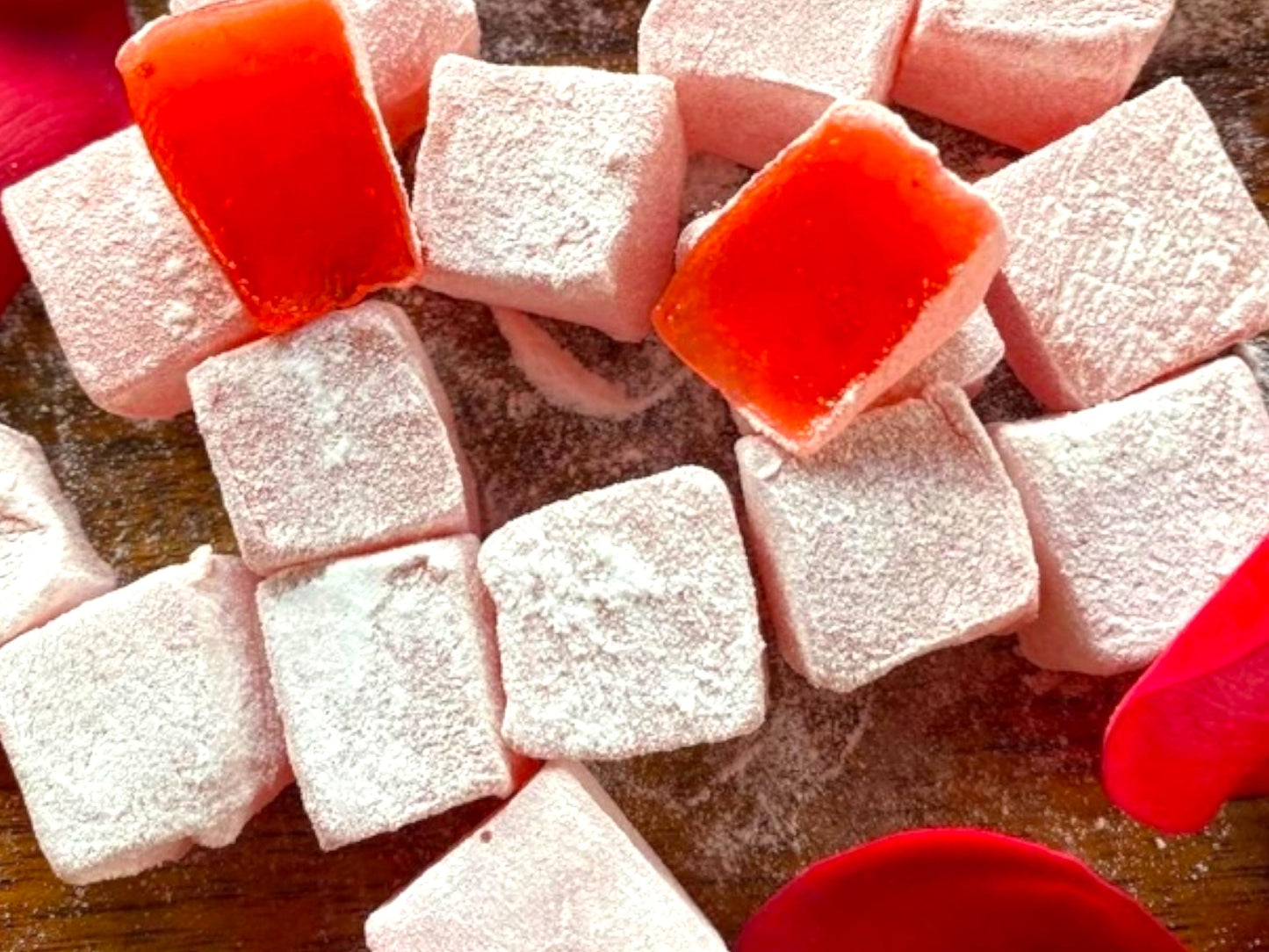 Turkish Delight Gift Box, Soft Candy Box, Plain Soft Candy, Turkish Delight With Rose Flavour
