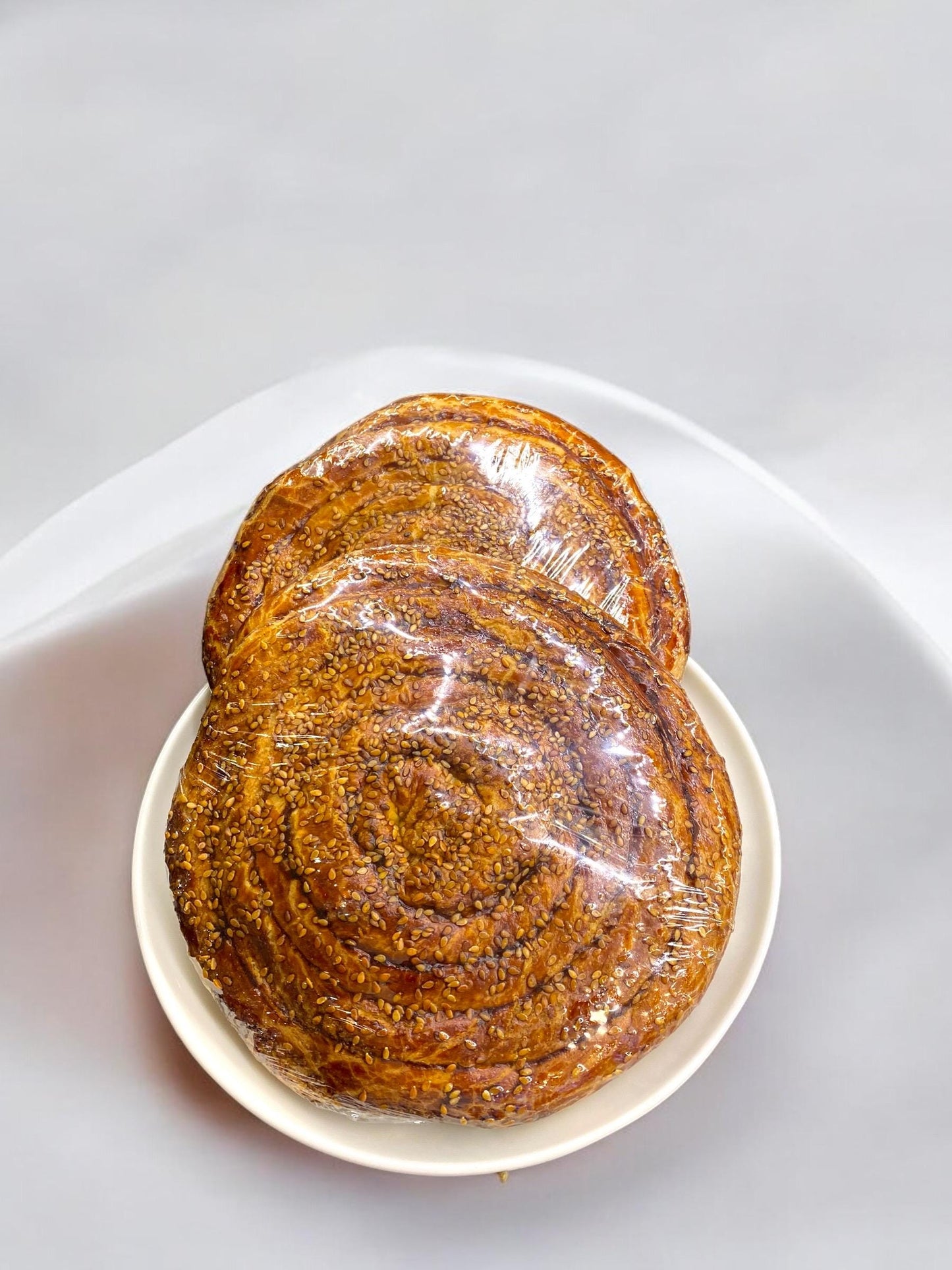 Handmade Tahini Rolls, Tahini Bun, Turkish Dessert with Tahini and Sesame, Birthday Food Gift, Authentic Turkish Pastry, Tahini Cookie
