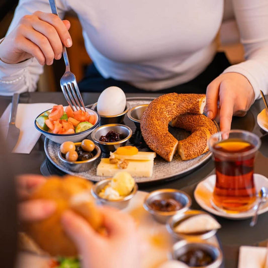 Turkish Sesame Bagels, Handmade Artisan Bread, Traditional Turkish Food, Savory Sesame Ring Bagel, Circular Bread,Breakfast Food,Savory Food