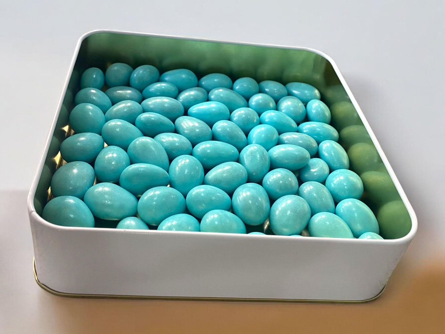 Pink or Blue Candy Almond Dragee Box - Perfect for Boy or Girl Celebration, Gender Reveal Almond Dragee Box, Pink or Blue Candy