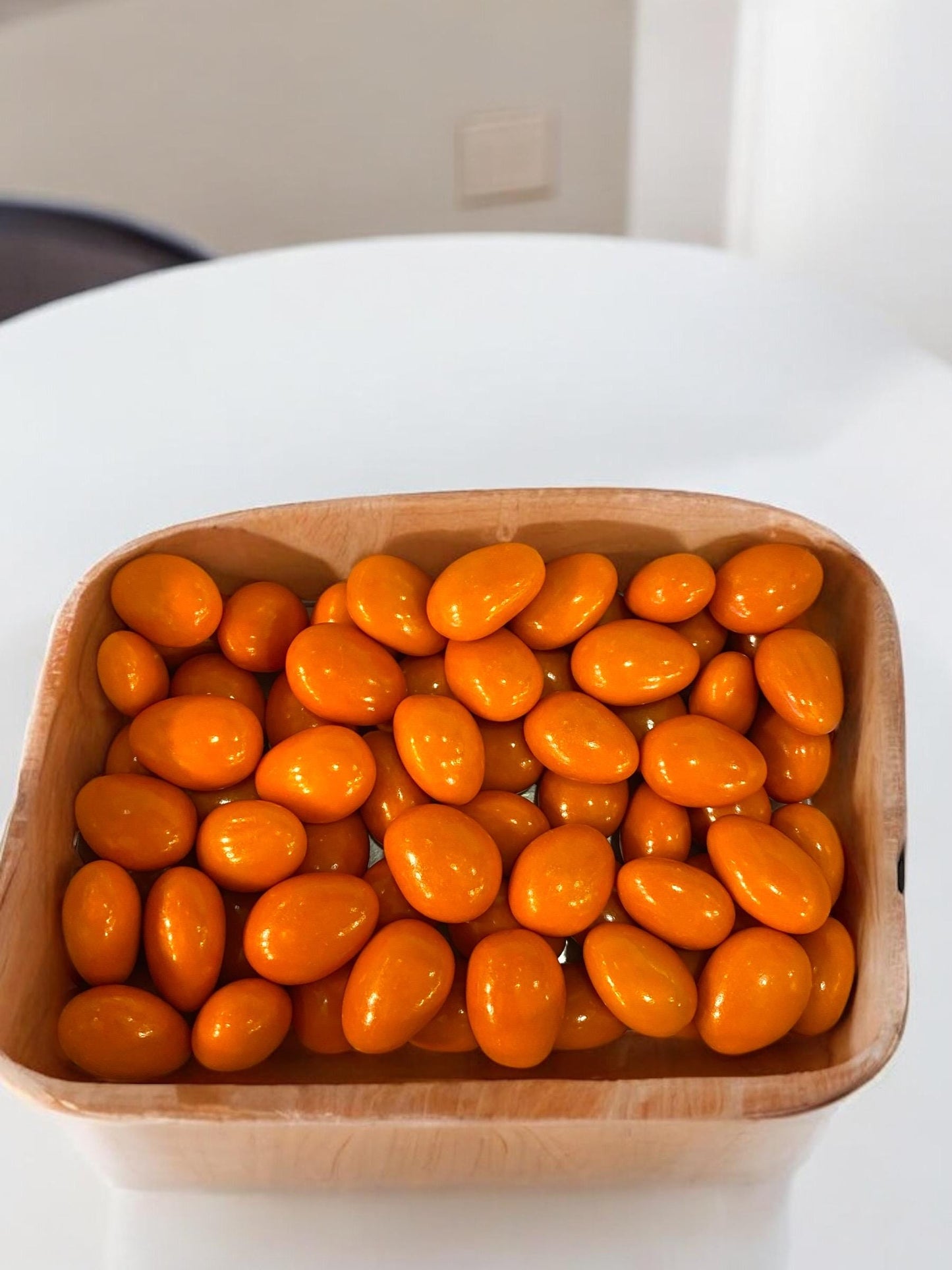 Orange Almond Dragee Box, Chocolate Covered Almonds Dragees Box, Dessert Chocolate, Almond Dragee, Gourmet Gift Basket, Food Theme Gift