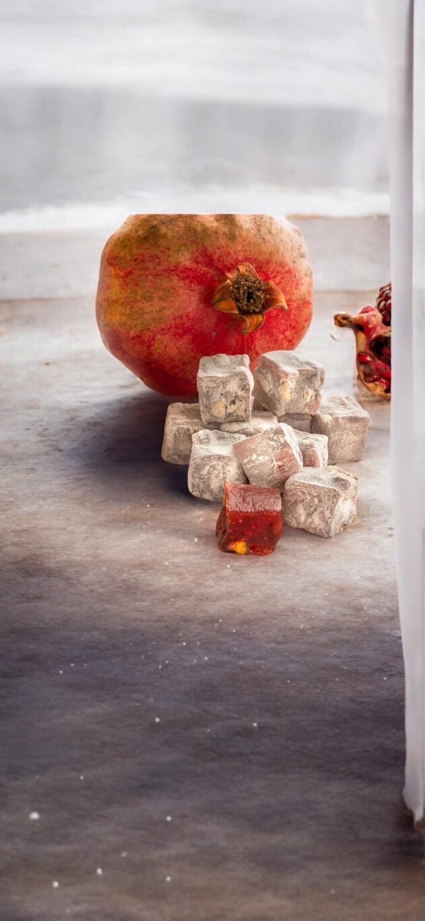 Turkish Delight Gift Box, Soft Candy Box, Plain Soft Candy, Turkish Delight With Rose Flavour