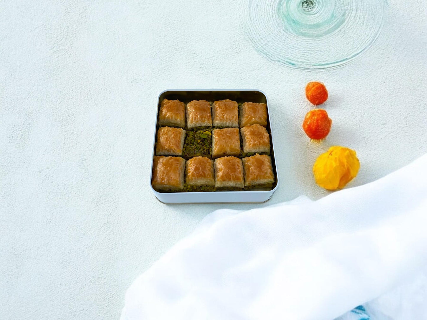 Turkish Pistachio Baklava Box, Unique Gift Idea Turkish Baklava Gift, Homemade Pistachio Baklava, Handmade Baklava Gift, Classic Baklava