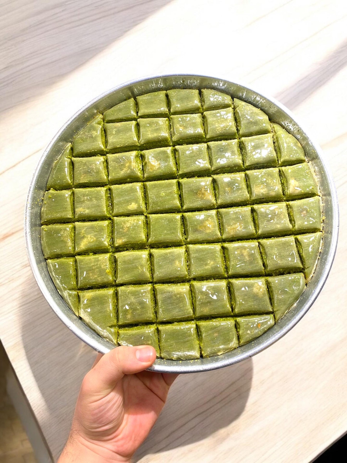Turkish Baklava With Pistachio, Special Turkish Baklava Gift Box, Personalized Dessert Gift, Delicious Special Pistachio Honey Baklava