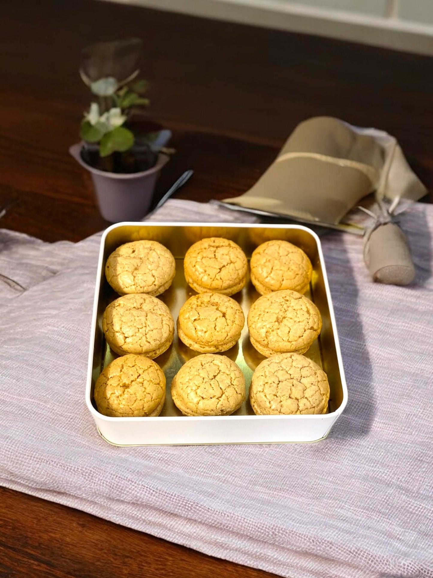 Handmade Cookie With Hazelnut, Authentic Turkish Nuts Acıbadem, Gourmet Cookies, Handmade Cookie, Turkish Hazelnut Macaroon cookie