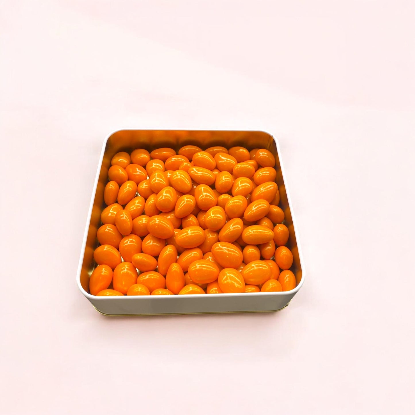 Orange Almond Dragee Box, Chocolate Covered Almonds Dragees Box, Dessert Chocolate, Almond Dragee, Gourmet Gift Basket, Food Theme Gift