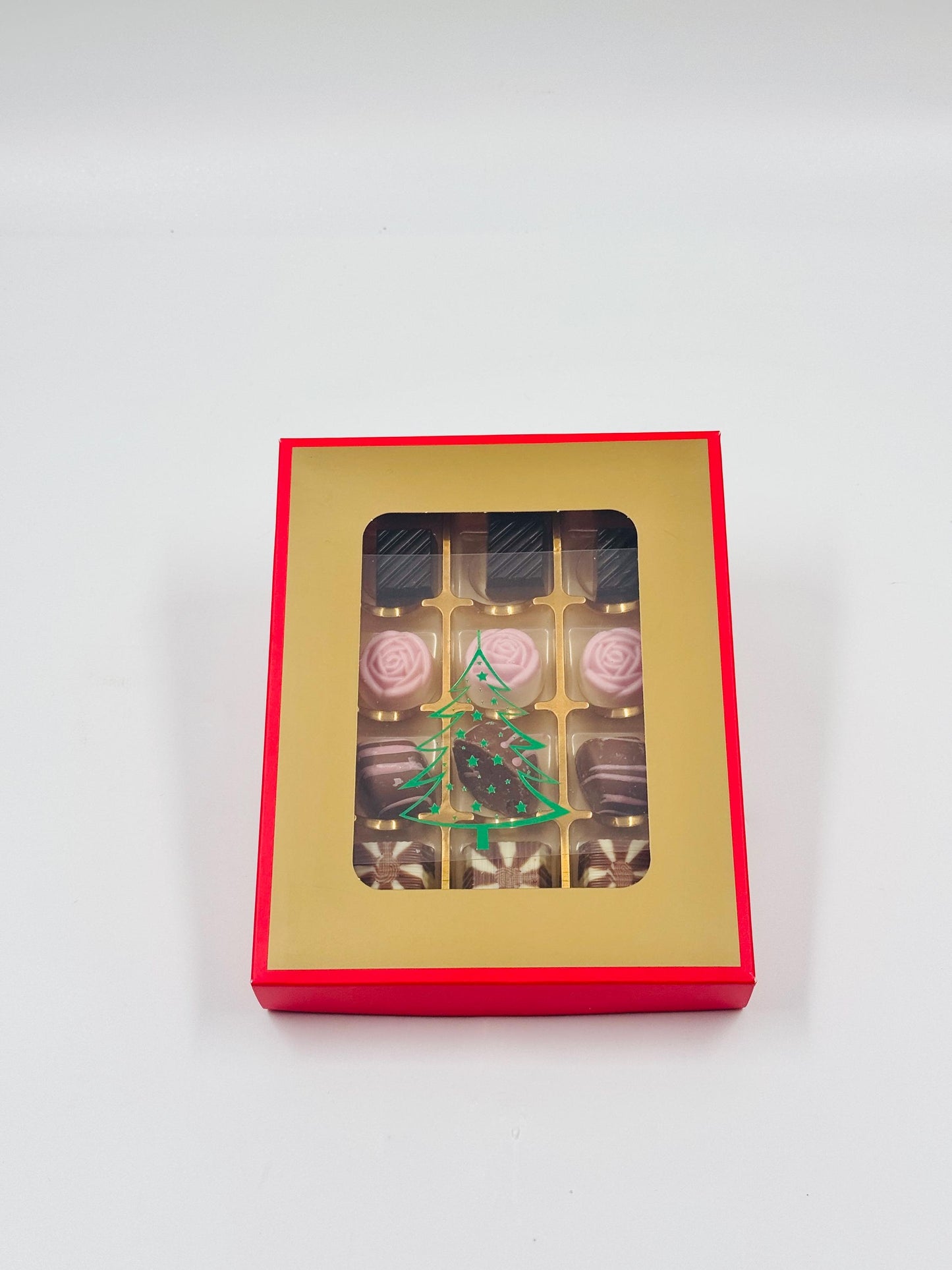 Artisan Chocolates Gift Red Box, Personalized Mother’s Day Chocolate GiftBirthday Chocolete Gift, Handmade Chocolate Trufless